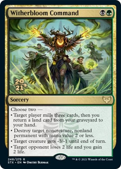 Witherbloom Command [Strixhaven: School of Mages Prerelease Promos] | Gamers Paradise