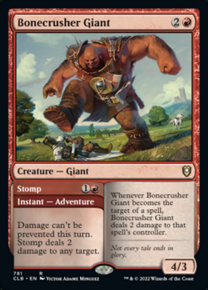 Bonecrusher Giant // Stomp [Commander Legends: Battle for Baldur's Gate] | Gamers Paradise