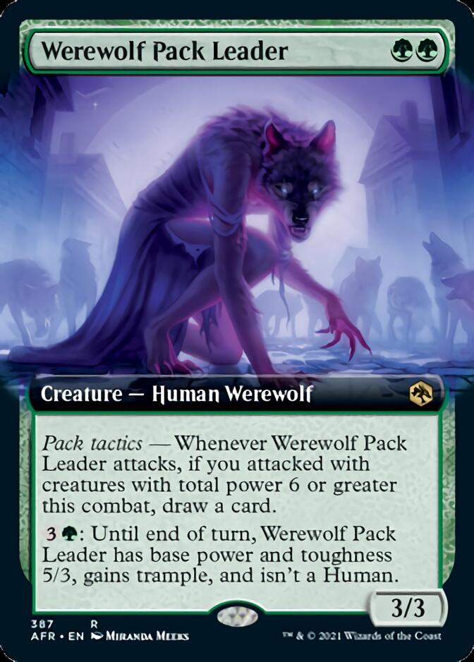 Werewolf Pack Leader (Extended Art) [Dungeons & Dragons: Adventures in the Forgotten Realms] | Gamers Paradise