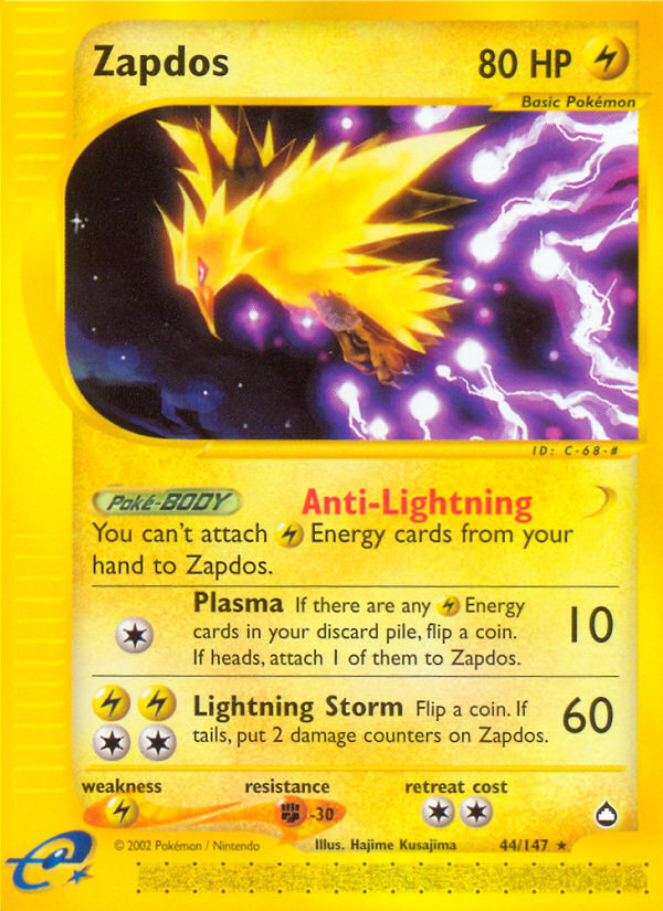 Zapdos (44/147) [Aquapolis] | Gamers Paradise