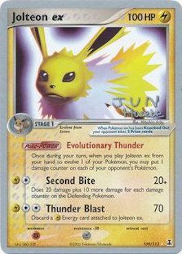 Jolteon ex (109/113) (Flyvees - Jun Hasebe) [World Championships 2007] | Gamers Paradise