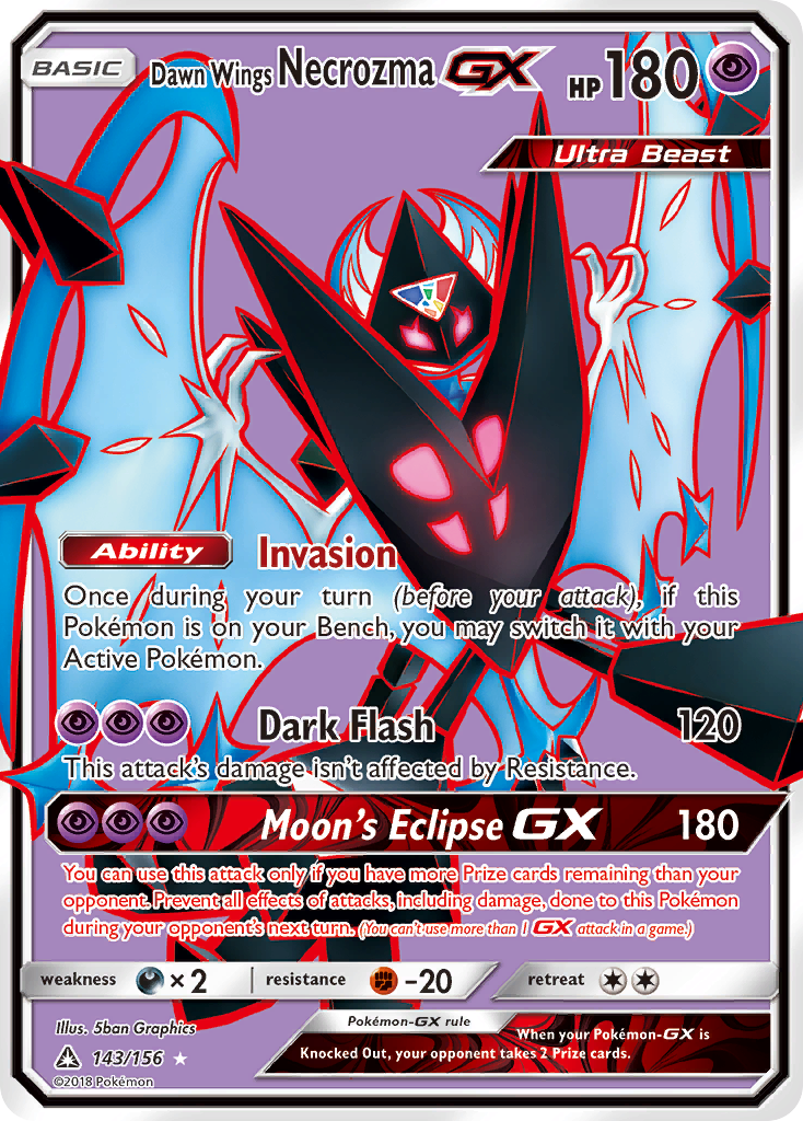 Dawn Wings Necrozma GX (143/156) [Sun & Moon: Ultra Prism] | Gamers Paradise