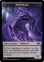 Nightmare // Food (0012) Double-Sided Token [Wilds of Eldraine Tokens] | Gamers Paradise