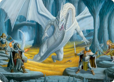 Cave of the Frost Dragon Art Card [Dungeons & Dragons: Adventures in the Forgotten Realms Art Series] | Gamers Paradise