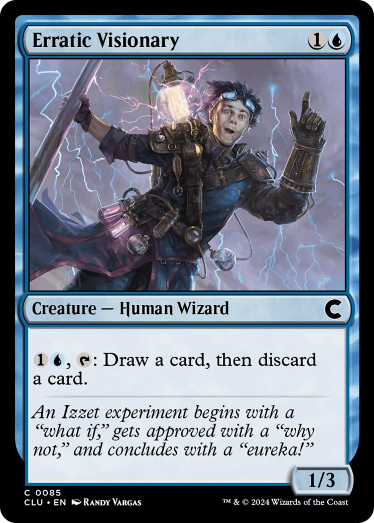 Erratic Visionary [Ravnica: Clue Edition] | Gamers Paradise