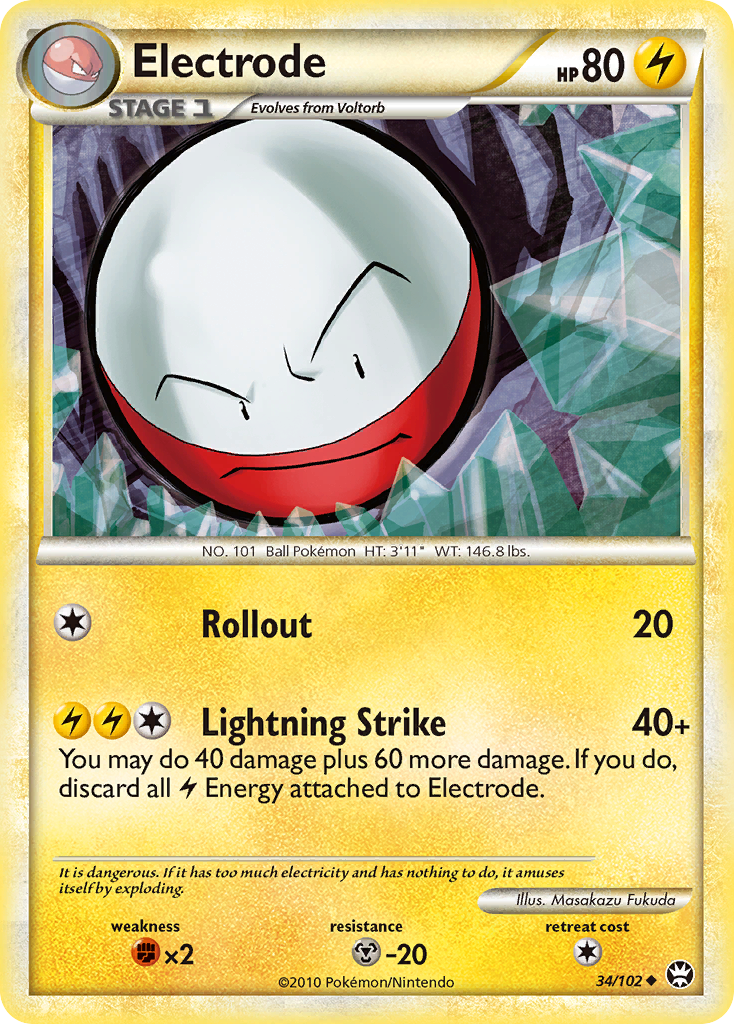 Electrode (34/102) [HeartGold & SoulSilver: Triumphant] | Gamers Paradise