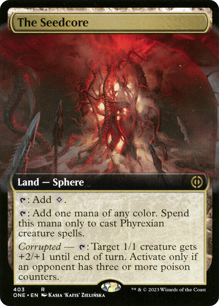 The Seedcore (Extended Art) [Phyrexia: All Will Be One] | Gamers Paradise