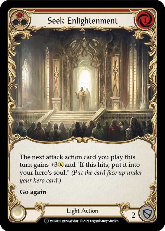 Seek Enlightenment (Red) [U-MON081] Unlimited Normal | Gamers Paradise
