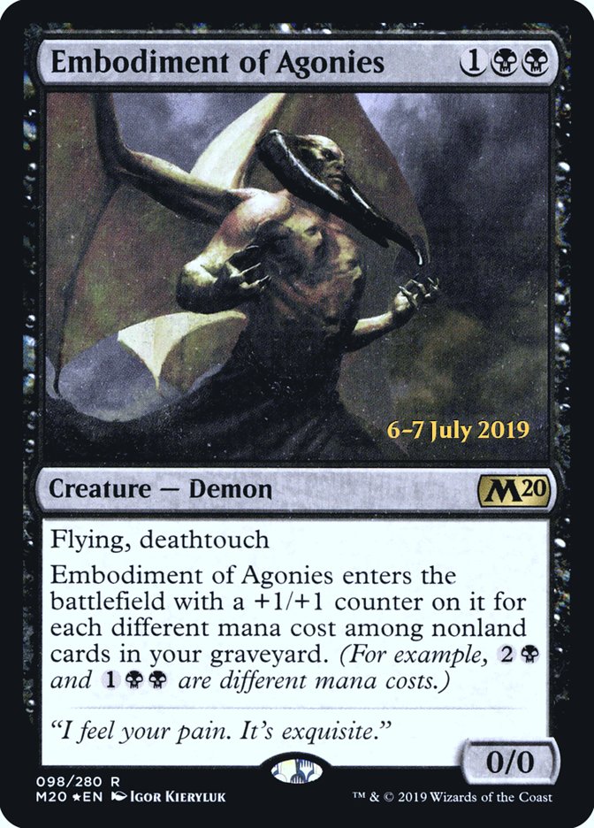 Embodiment of Agonies [Core Set 2020 Prerelease Promos] | Gamers Paradise