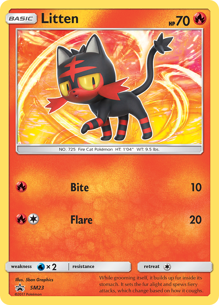 Litten (SM23) [Sun & Moon: Black Star Promos] | Gamers Paradise