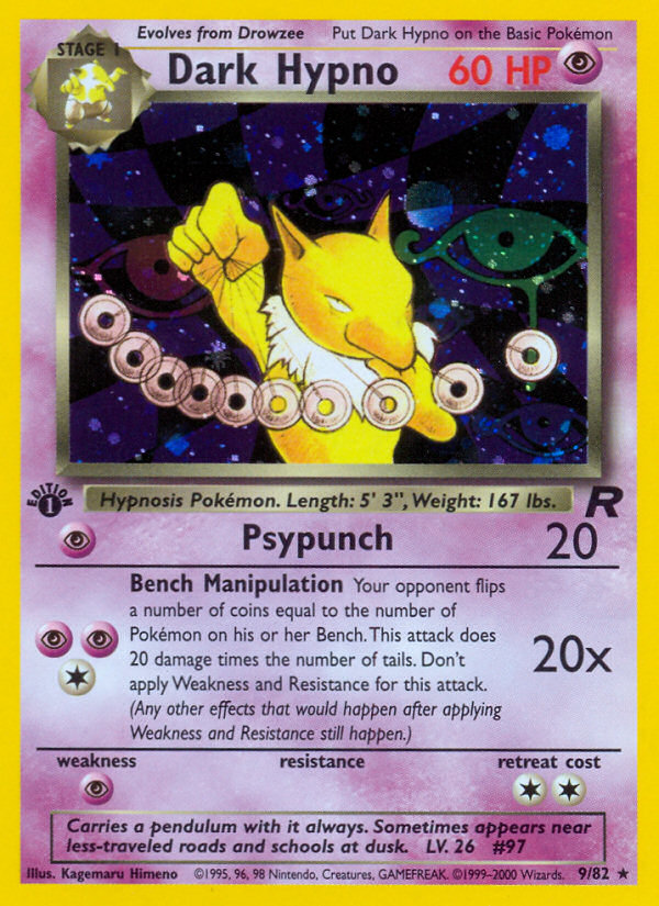 Dark Hypno (9/82) [Team Rocket 1st Edition] | Gamers Paradise