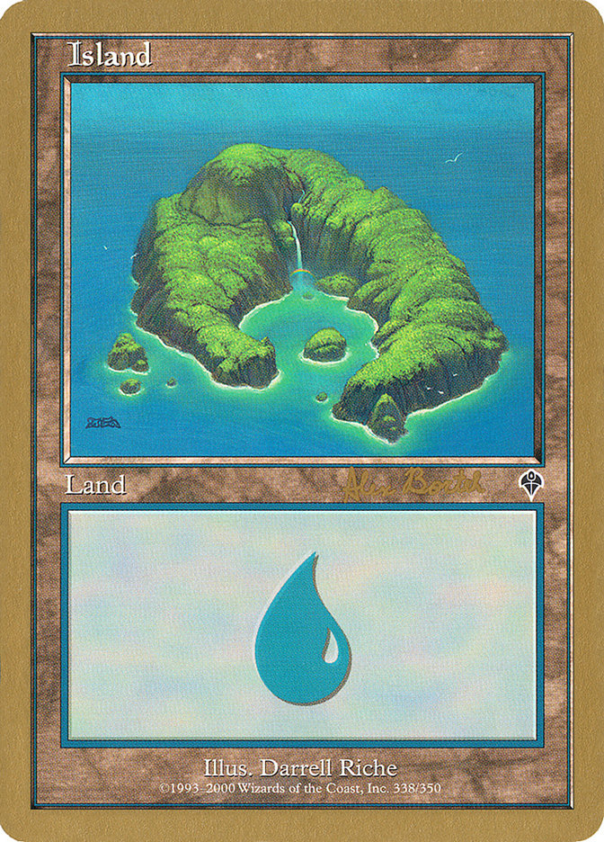 Island (ab338) (Alex Borteh) [World Championship Decks 2001] | Gamers Paradise
