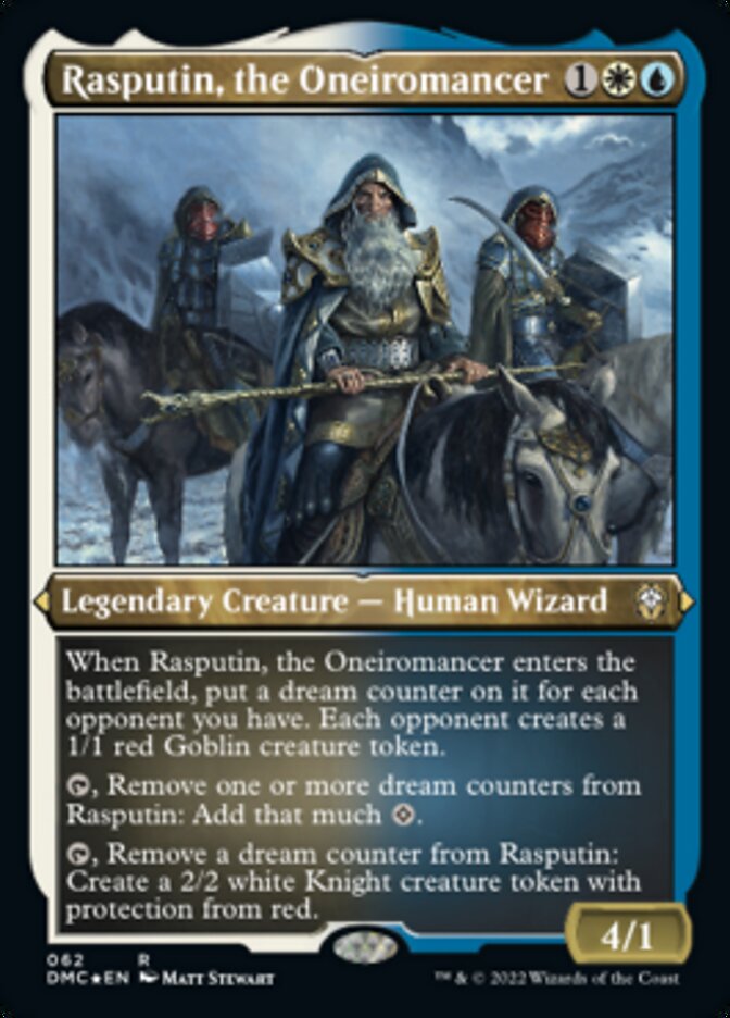 Rasputin, the Oneiromancer (Foil Etched) [Dominaria United Commander] | Gamers Paradise