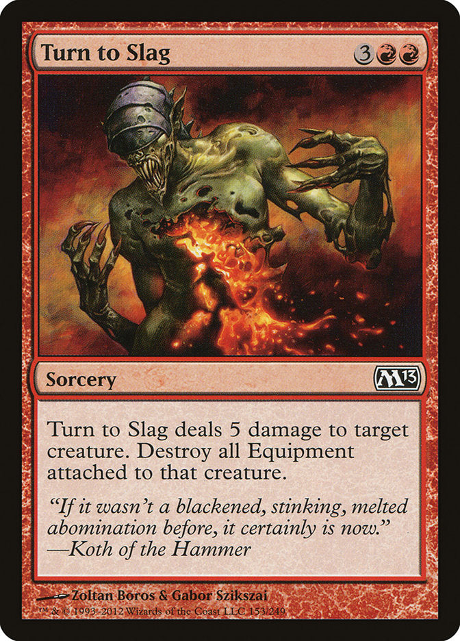 Turn to Slag [Magic 2013] | Gamers Paradise