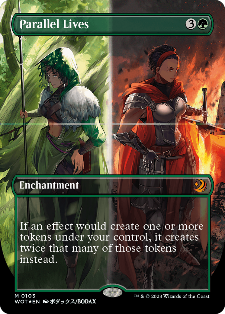 Parallel Lives (Anime Borderless) (Confetti Foil) [Wilds of Eldraine: Enchanting Tales] | Gamers Paradise