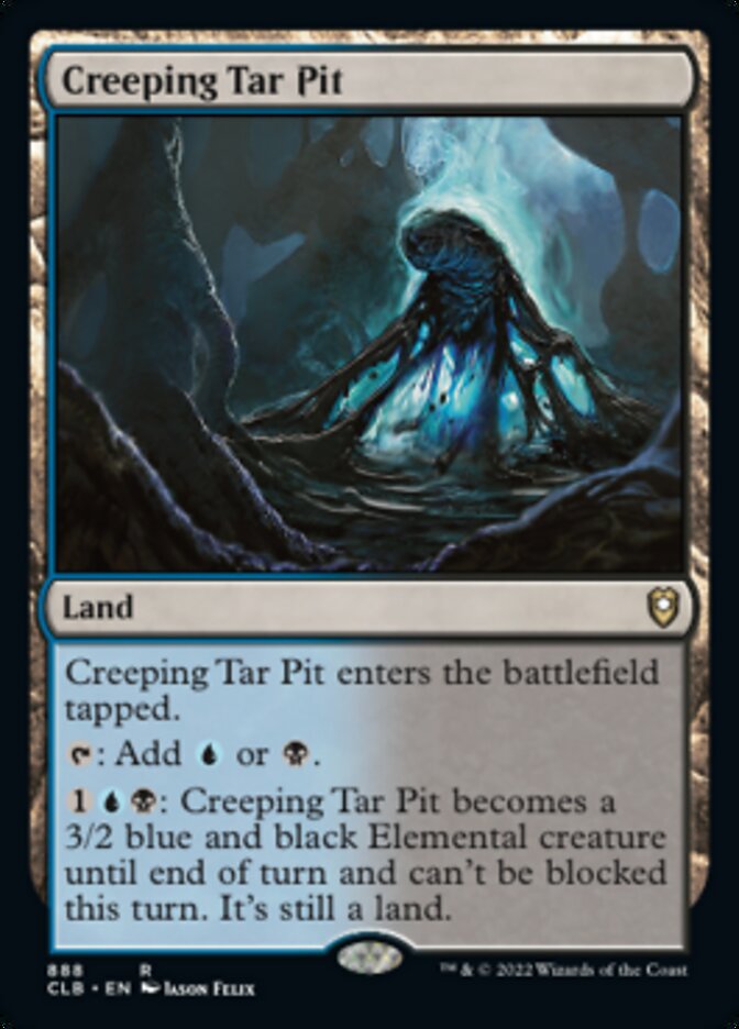 Creeping Tar Pit [Commander Legends: Battle for Baldur's Gate] | Gamers Paradise