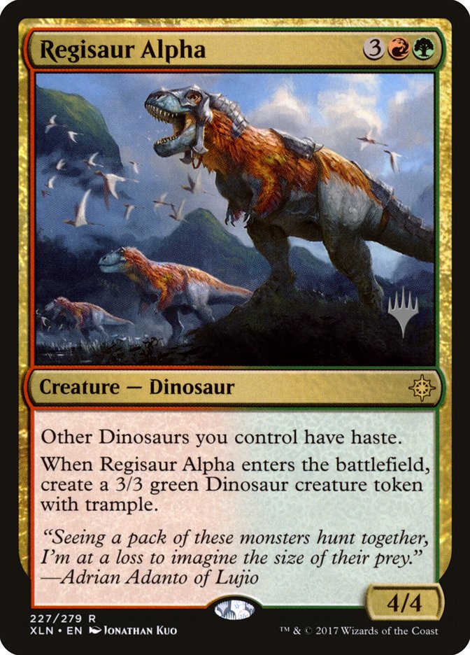 Regisaur Alpha (Promo Pack) [Ixalan Promos] | Gamers Paradise