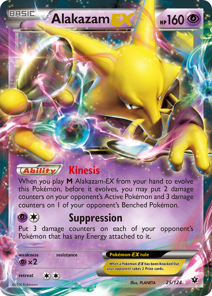 Alakazam EX (25/124) [XY: Fates Collide] | Gamers Paradise