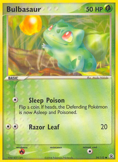 Bulbasaur (54/112) [EX: FireRed & LeafGreen] | Gamers Paradise