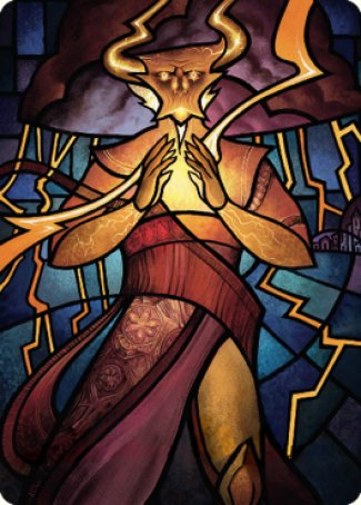 Najal, the Storm Runner Art Card [Dominaria United Art Series] | Gamers Paradise