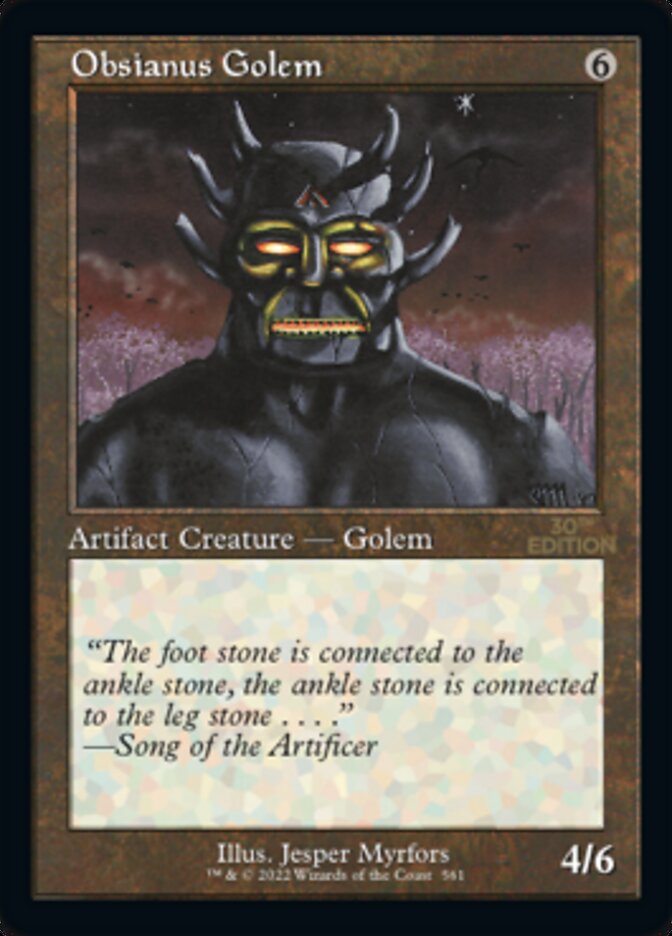 Obsianus Golem (Retro) [30th Anniversary Edition] | Gamers Paradise