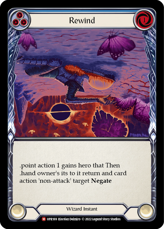 Rewind (Alternate Art) [UPR169] (Uprising)  Rainbow Foil | Gamers Paradise