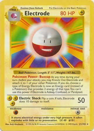 Electrode (21/102) [Base Set Shadowless Unlimited] | Gamers Paradise