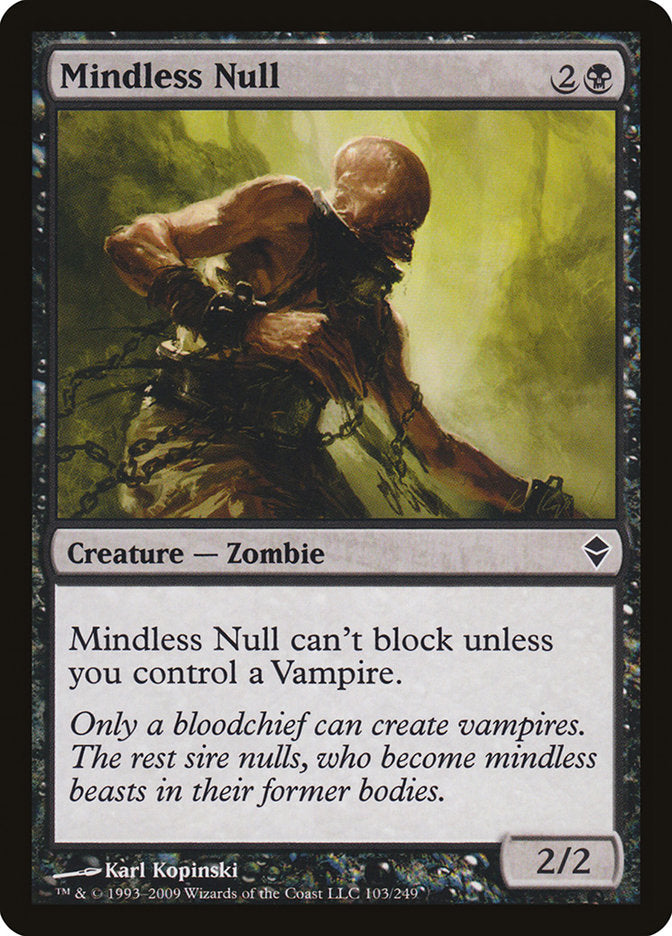 Mindless Null [Zendikar] | Gamers Paradise