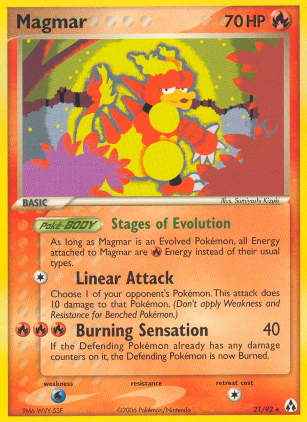 Magmar (21/92) [EX: Legend Maker] | Gamers Paradise