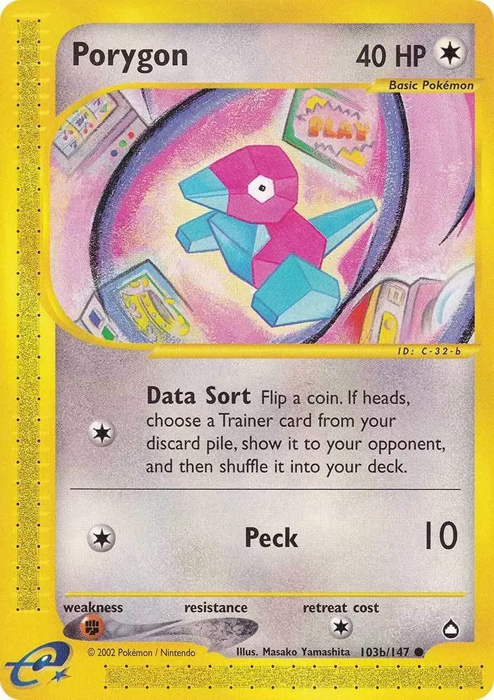 Porygon (103b/147) [Aquapolis] | Gamers Paradise