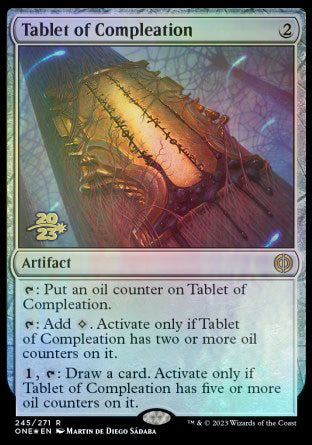 Tablet of Compleation [Phyrexia: All Will Be One Prerelease Promos] | Gamers Paradise