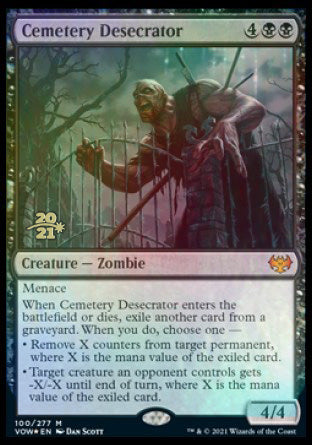 Cemetery Desecrator [Innistrad: Crimson Vow Prerelease Promos] | Gamers Paradise