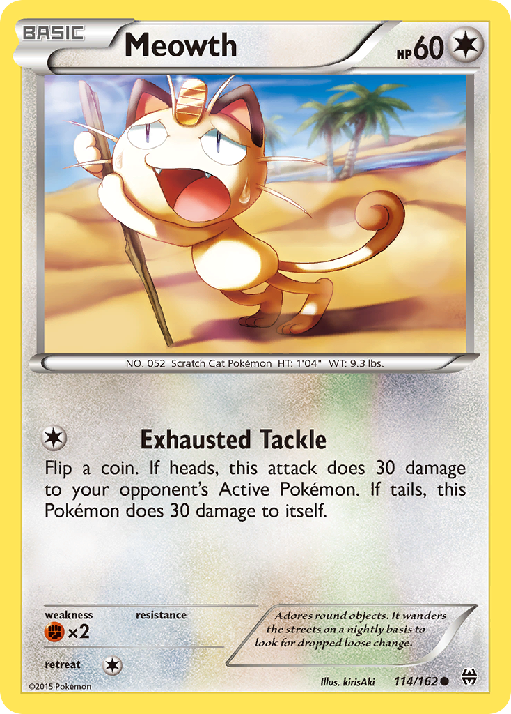 Meowth (114/162) [XY: BREAKthrough] | Gamers Paradise