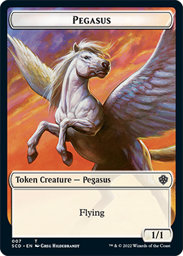 Pegasus // Thopter Double-Sided Token [Starter Commander Decks] | Gamers Paradise