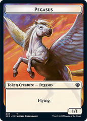 Pegasus // Faerie Double-Sided Token [Starter Commander Decks] | Gamers Paradise