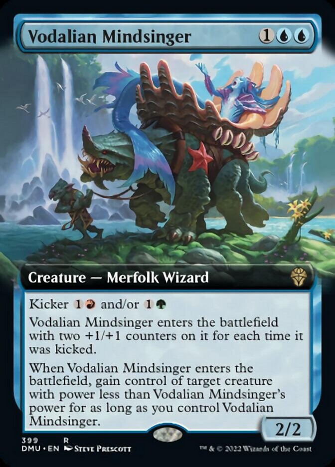 Vodalian Mindsinger (Extended Art) [Dominaria United] | Gamers Paradise