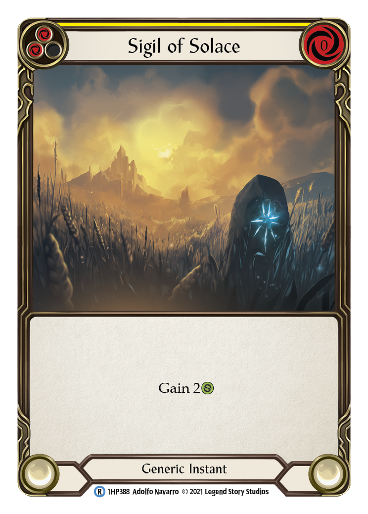 Sigil of Solace (Yellow) [1HP388] | Gamers Paradise