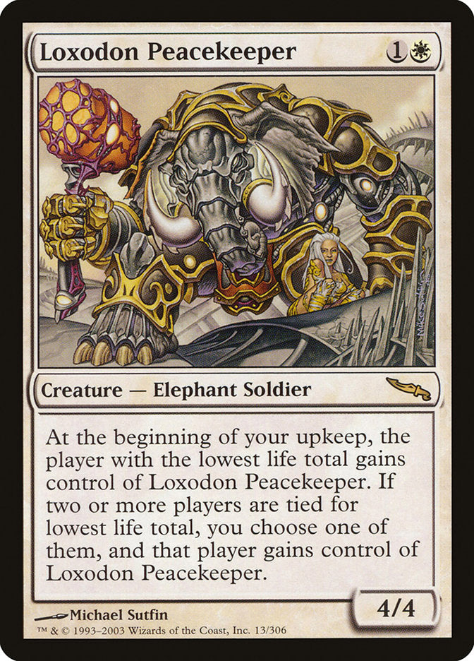 Loxodon Peacekeeper [Mirrodin] | Gamers Paradise