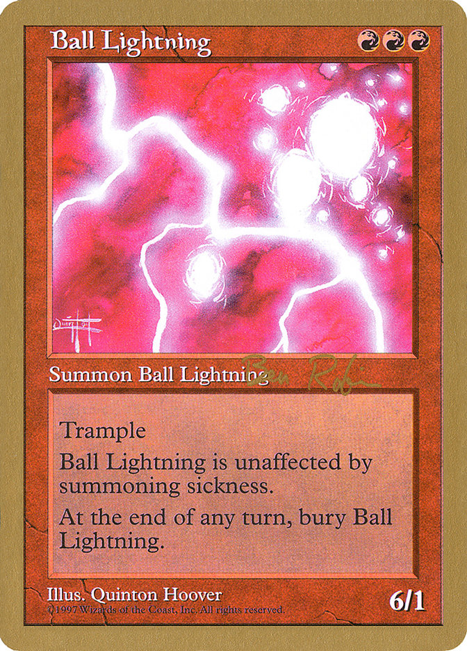 Ball Lightning (Ben Rubin) [World Championship Decks 1998] | Gamers Paradise