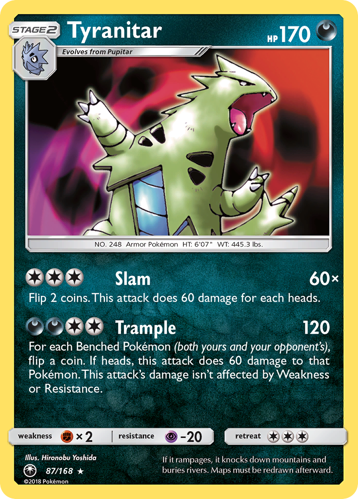 Tyranitar (87/168) [Sun & Moon: Celestial Storm] | Gamers Paradise