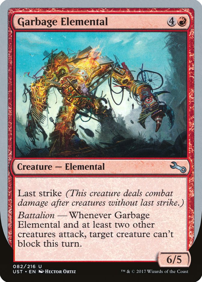 Garbage Elemental (6/5 Creature) [Unstable] | Gamers Paradise