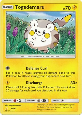 Togedemaru (26/30) [Sun & Moon: Trainer Kit - Alolan Raichu] | Gamers Paradise