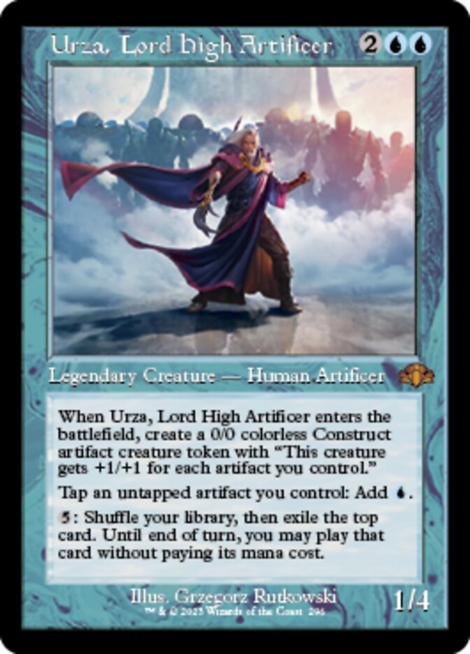 Urza, Lord High Artificer (Retro) [Dominaria Remastered] | Gamers Paradise