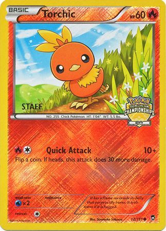 Torchic (12/111) (City Championship Promo Staff) [XY: Furious Fists] | Gamers Paradise