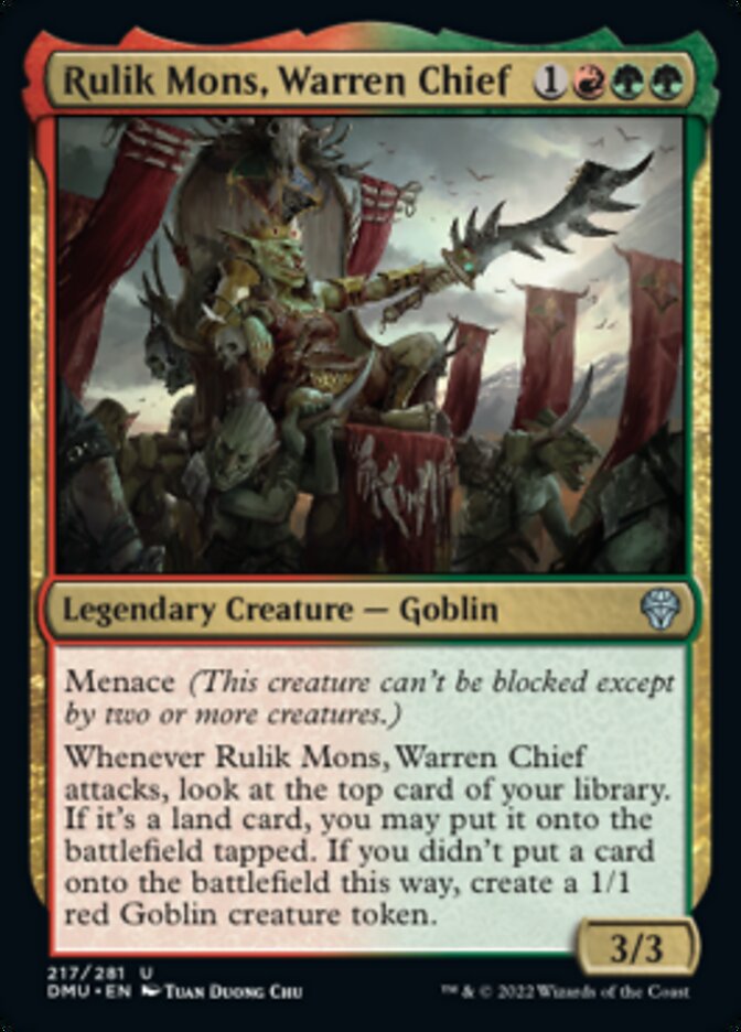 Rulik Mons, Warren Chief [Dominaria United] | Gamers Paradise