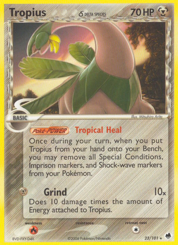 Tropius (23/101) (Delta Species) [EX: Dragon Frontiers] | Gamers Paradise