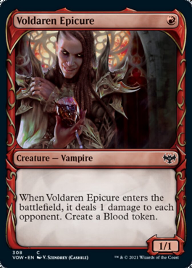 Voldaren Epicure (Showcase Fang Frame) [Innistrad: Crimson Vow] | Gamers Paradise