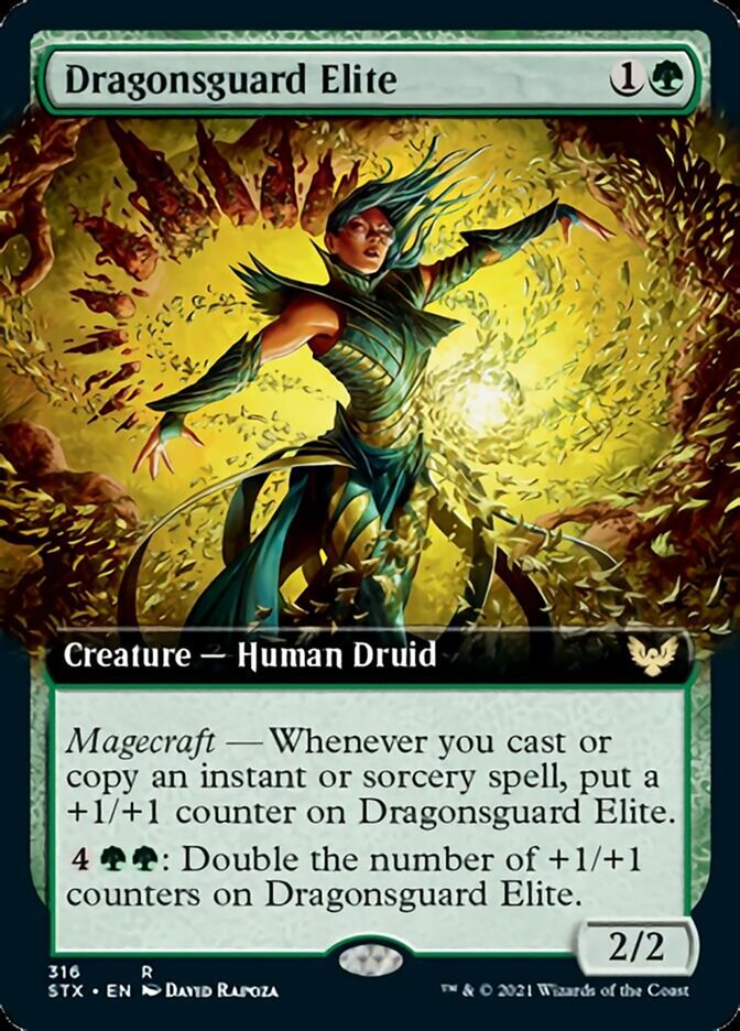 Dragonsguard Elite (Extended Art) [Strixhaven: School of Mages] | Gamers Paradise