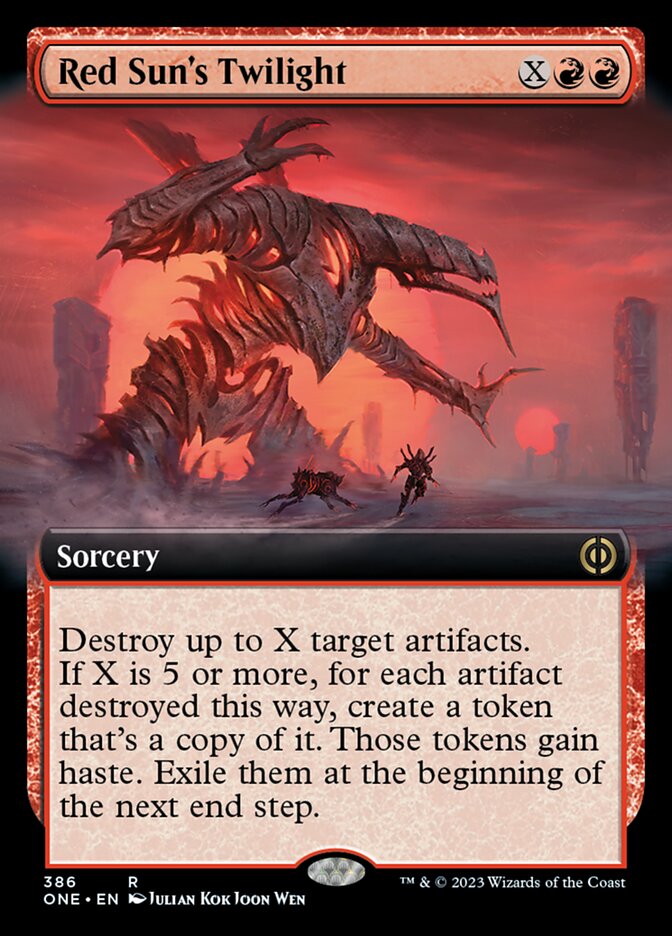 Red Sun's Twilight (Extended Art) [Phyrexia: All Will Be One] | Gamers Paradise