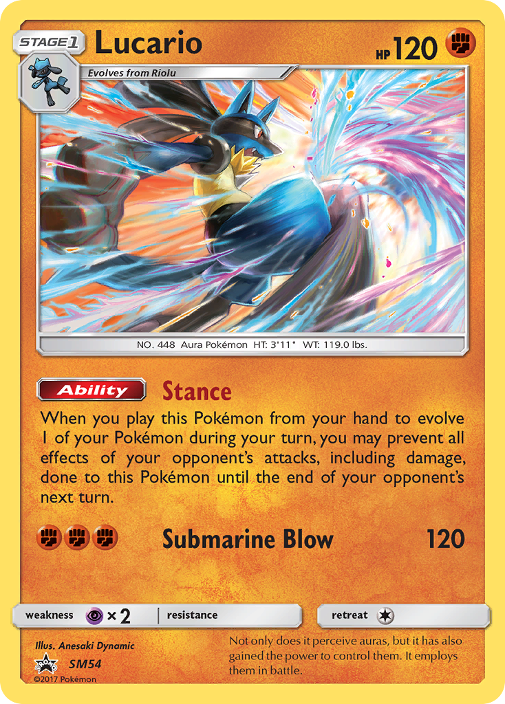 Lucario (SM54) [Sun & Moon: Black Star Promos] | Gamers Paradise